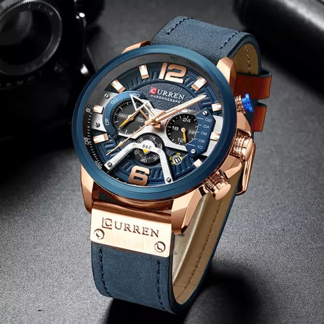 Men's Sport Watches - CURREN Casual Sport Watches for Men Blue Top ...
