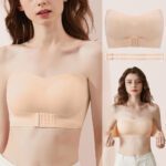 Strapless Bra for Woman Invisible Tube Tops Seamless Breathable Wireless Wedding Brassiere Push Up Bras Sexy Female Lingerie